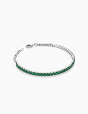Emerald Line Tennis Bracelet Zj