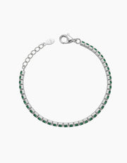 Emerald Line Tennis Bracelet Zj