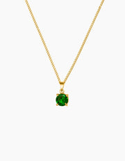Emerald green Necklace Zj