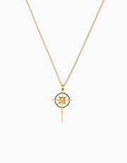 Solar Skull Necklace Zj