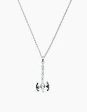 Skull Axe Necklace Zj