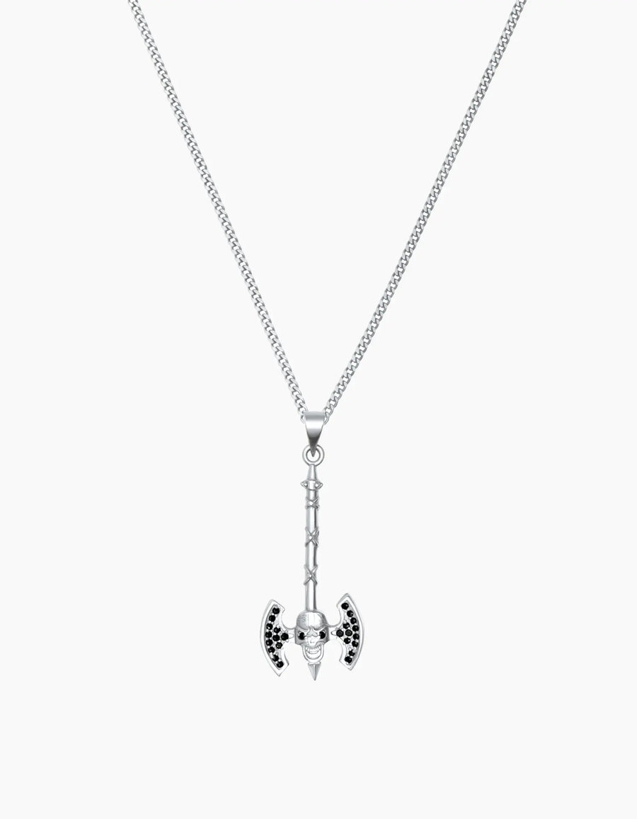 Skull Axe Necklace