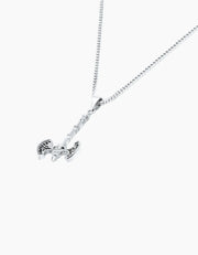 Skull Axe Necklace Zj
