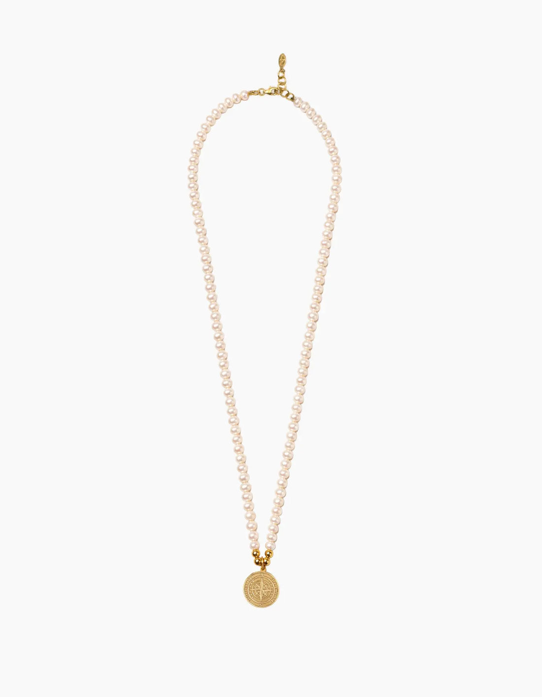 Pearl Compass Necklace