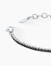 Noir Tennis Bracelet Zj