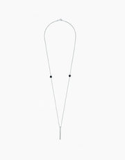 Obsidian Bar Necklace Zj