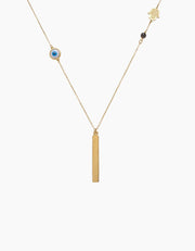 Eye Bar Necklace Zj