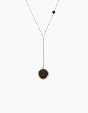 Medallion Lariat Necklace Zj