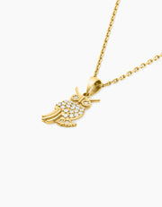 Hikma Owl Necklace Zj