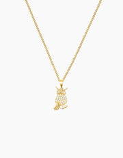 Hikma Owl Necklace Zj