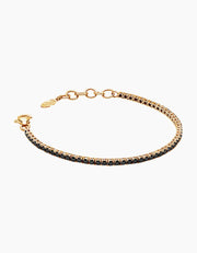 Obsidian Tennis Bracelet Zj