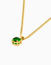 Emerald green Necklace Zj